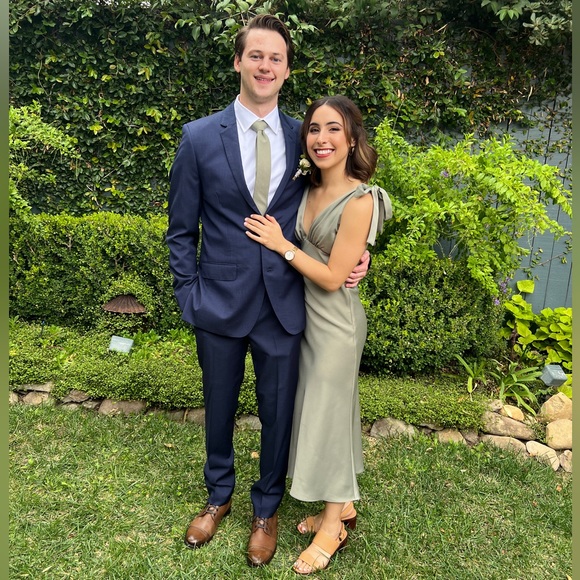 BHLDN Dresses & Skirts - BHLDN Hudson Satin Dress (Bridesmaid)